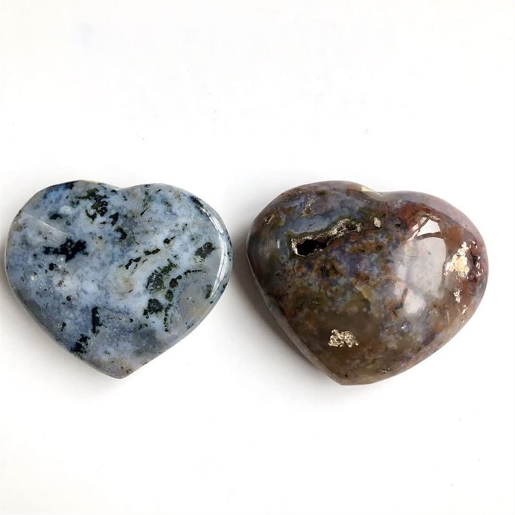 Jaspe océan coeur en pierre naturelle reiki le cadeau spirituel parfait pour vos proches
