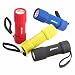 Dorcy 41-4241 Weather Resistant LED Flashlight with Lanyard, 19-Lumens, 4-Pack, Assorted Colors