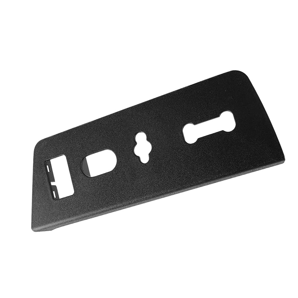 9L3Z-14A706-NA Left Driver Seat Trim Cover Panel & Seat Switch Housing Panel Bezel Compatible with Ford F-150 2009-2014 (Excludes King Ranch Models), Replaces 9L3Z-14A706-MA（Black）