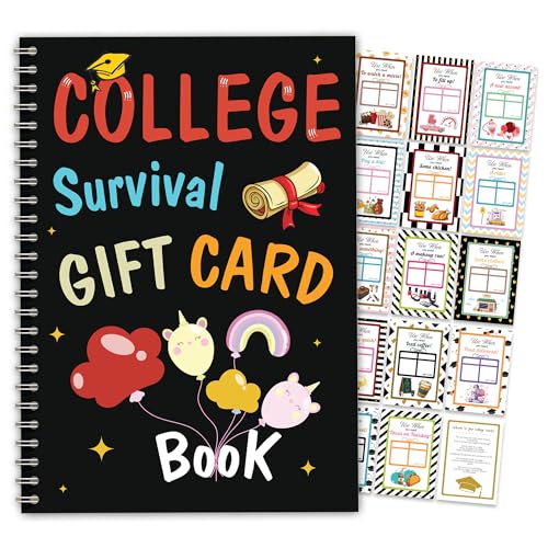 College survival gift card book - College Gift Card Book 2026 open when envelopes for college student– Graduation Gifts for High School College Survival Gift Card Booklet Holder Book