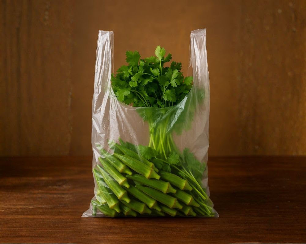 Knotenbeutel auf Rolle 22+12x40 cm Transparent 190 Stk./Rolle lebensmittelecht Hemdchenbeutel für Obst und Gemüse (40 Rollen (7600 Stk.))