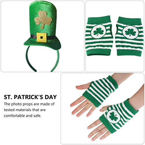 PretyzOOM 1 conjunto de acessórios para fantasia de Dia de São Patrício para acessórios de fantasia