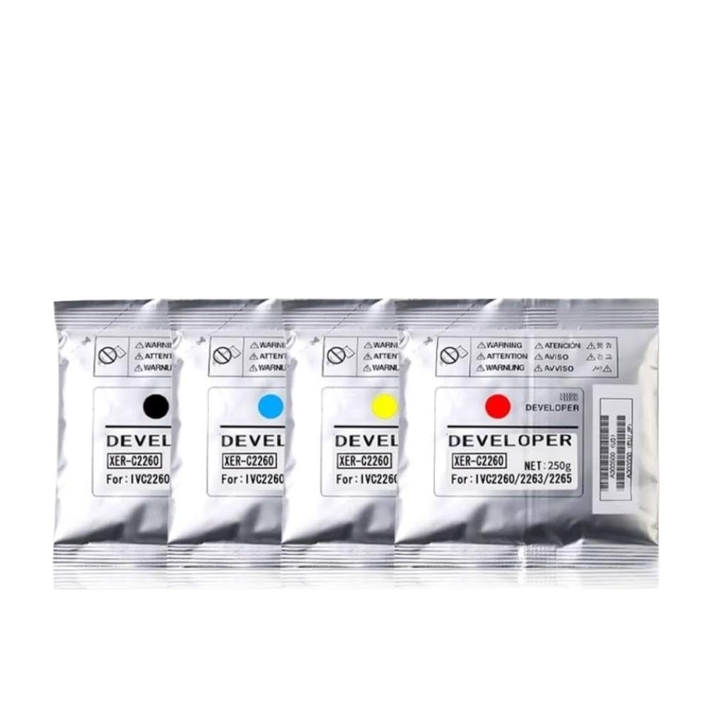 C2260 Entwicklermaterial 250 g, kompatibel mit C3300 C2265 C2263 C2060 C3060 2560 7120 7123 7125 7220 7225(BK)