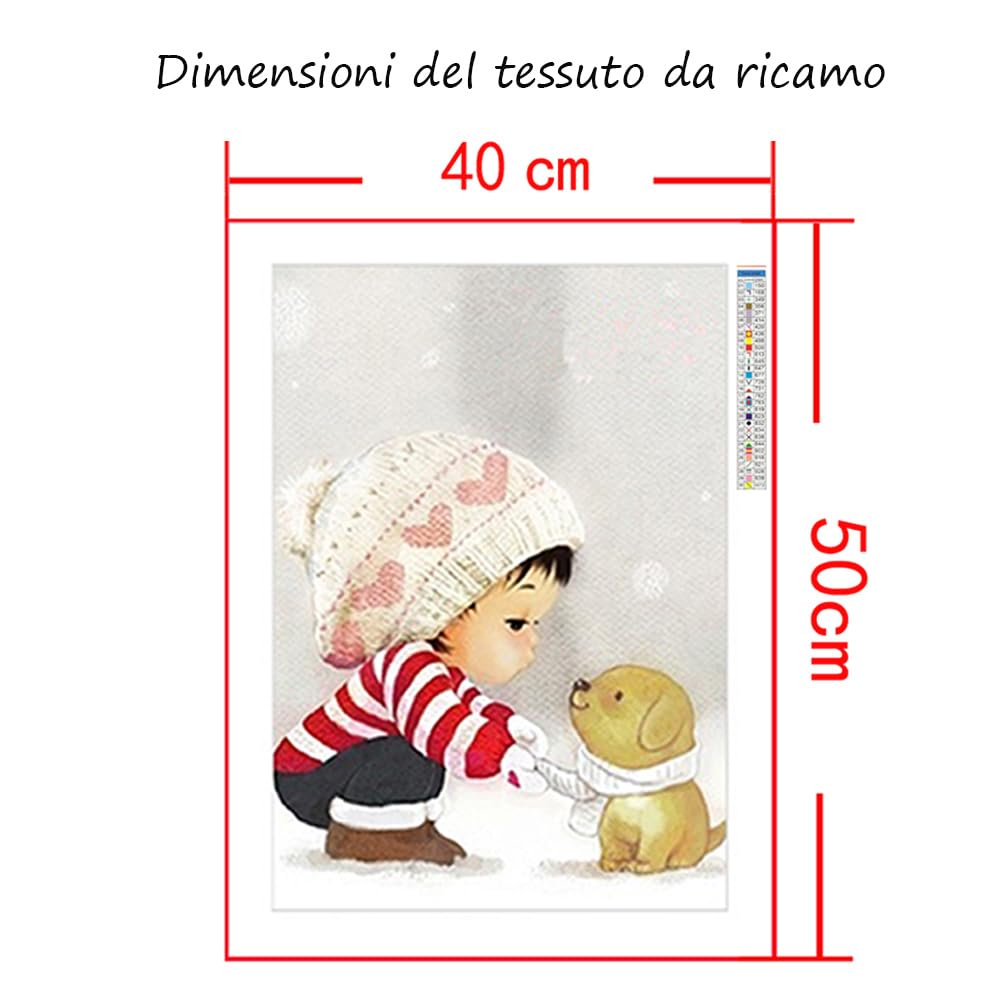 BEAYIOU Kit Punto Croce Stampato 11CT Con Tartaruga – 30x40cm, Per Adulti E Principianti, Fai Da Te