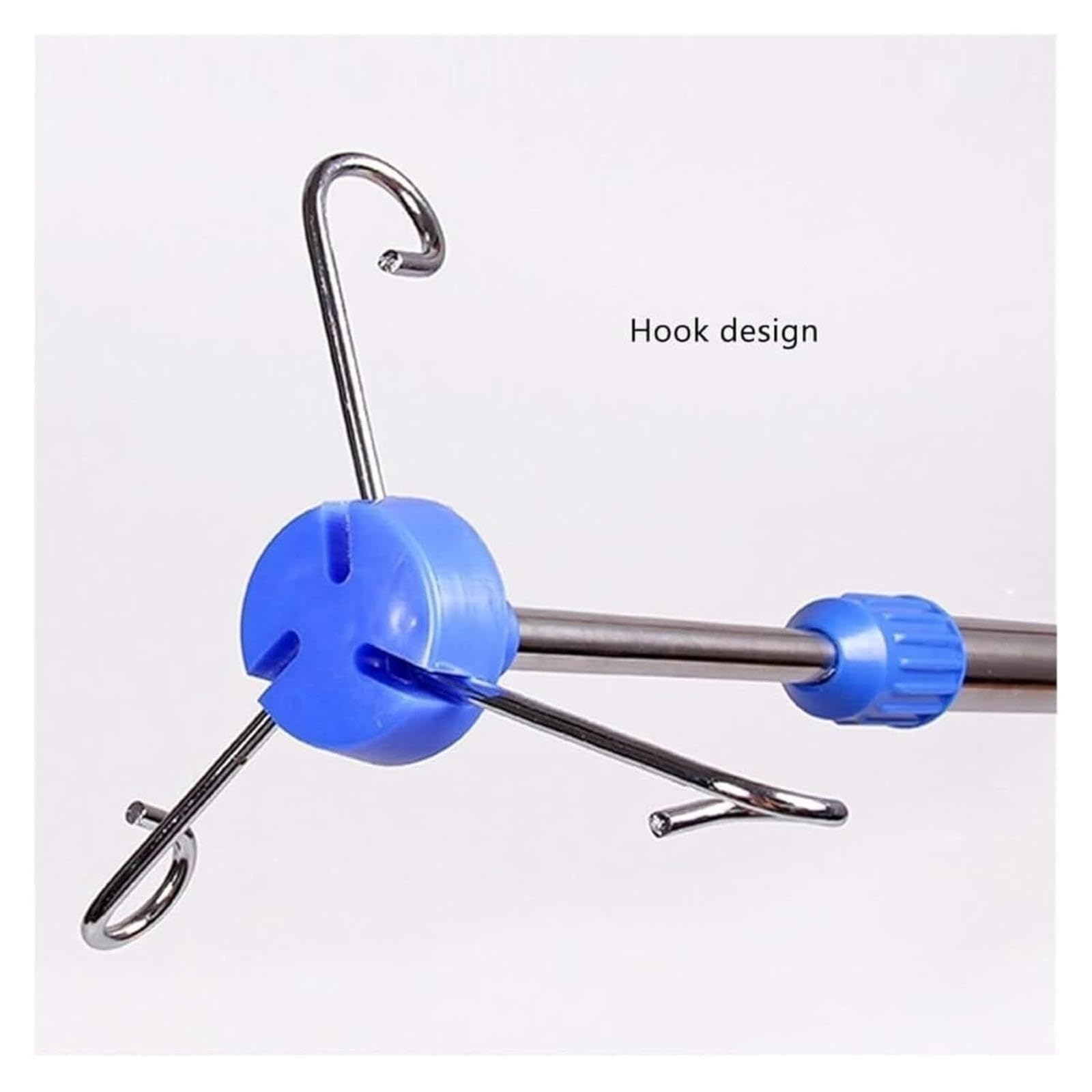 Support réglable for poteau porte-sérum en acier inoxydable stable