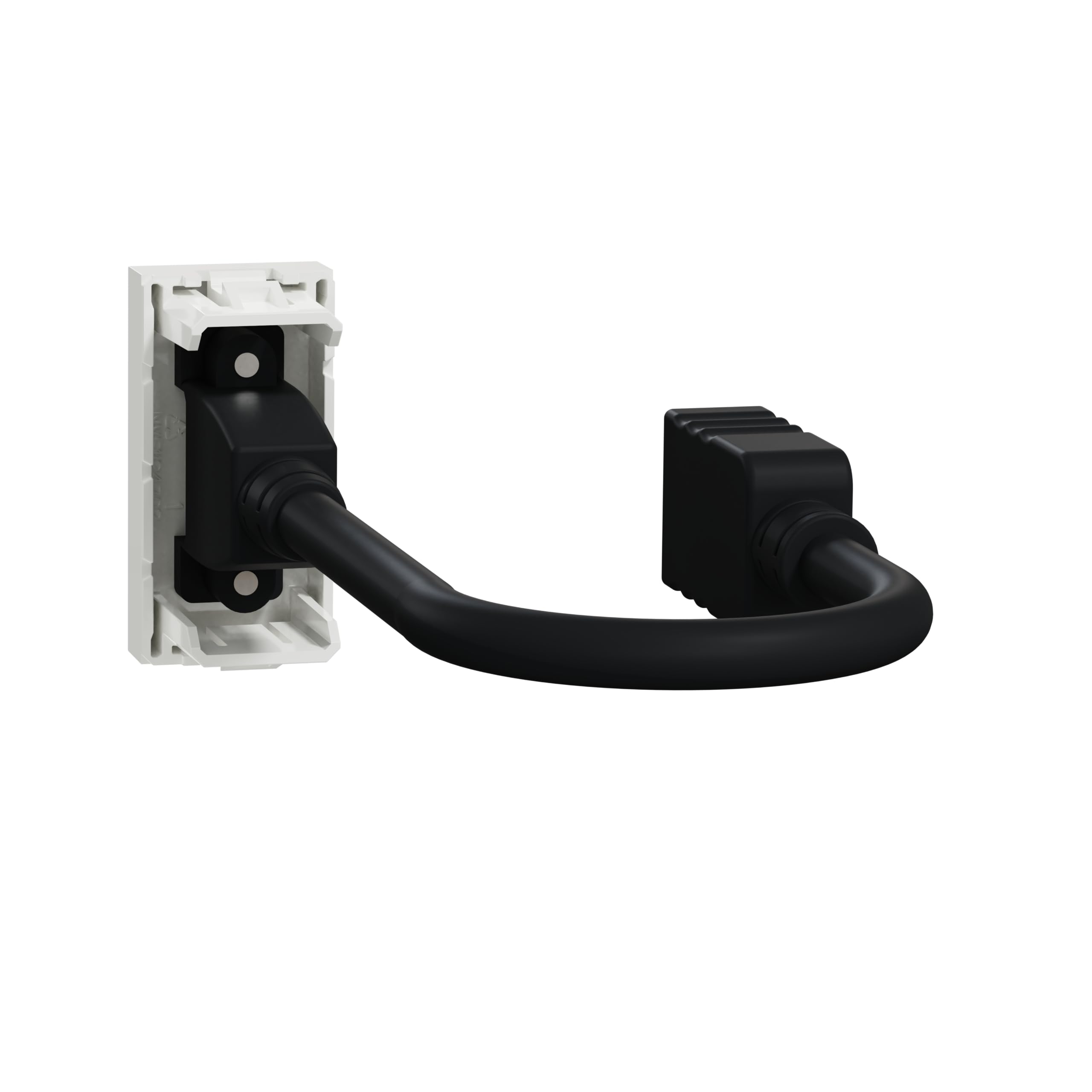 Schneider Electric NU343018 Unica gniazdo HDMI, wstępnie połączone, 1 mod, białe, tylko tryb Meca
