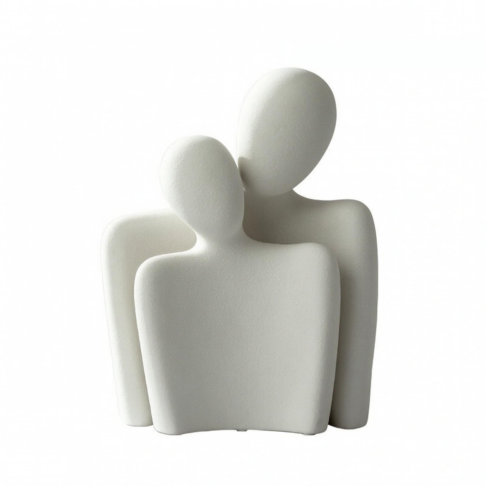 LOVIVER 2 Piezas Figura Conceptual Resina | Figura Amantes, Morno, Escultura con Tema, para Oficina, Recibidor, Parejas,