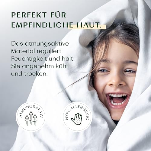 WENDRE 4 Jahreszeiten Bettdecke 135x200 – 2-teiliges Set, 150 + 250 GSM – Ansicht 4
