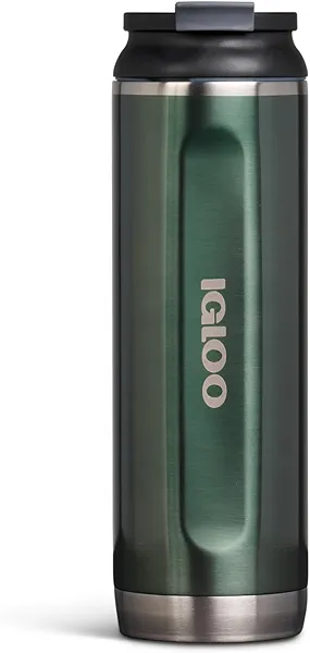 Igloo, 20 OZ Stainless Steel, Tumbler, Flip ‘n’ Sip, Spruce