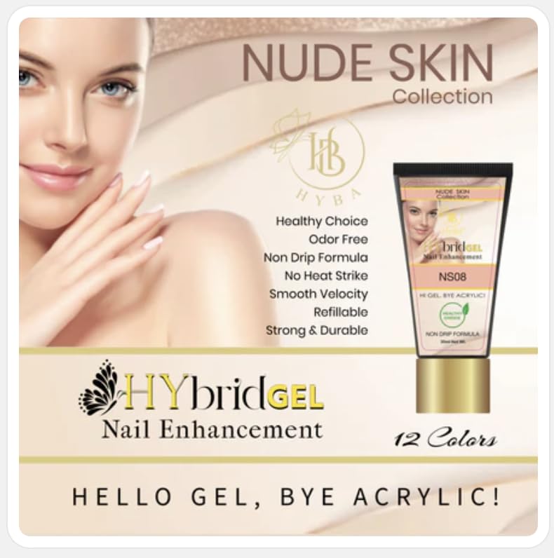 HyGEL Hybrid Nail Gel Nude Skin Collection 60 ml miniatura 5