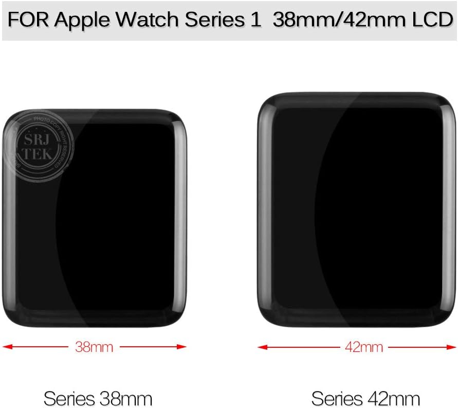 A-MIND for Apple Watch Iwatch Series 1 1st Aluminum 42mm LCD Display Screen Replacement,for Iwatch 1st 42mm Display LCD Panel Repair with Screen Protector(42mm LCD with Touch)