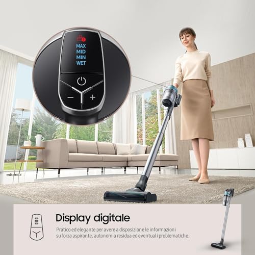 SAMSUNG JET 75E PET VS20B75AGR1 scopa elettrica senza filo, Senza sacco, 200 W - 5