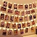 120 LEDs Fotoclips Lichterkette, Warmweiß 40ft Lichterkette mit 52 Klammern und 18 Haken an der Wand, Timer 8 Modi USB Batteriebetrieben Foto Lichterkette für Bilder,Zimmer, Weihnachten, Hochzeiten