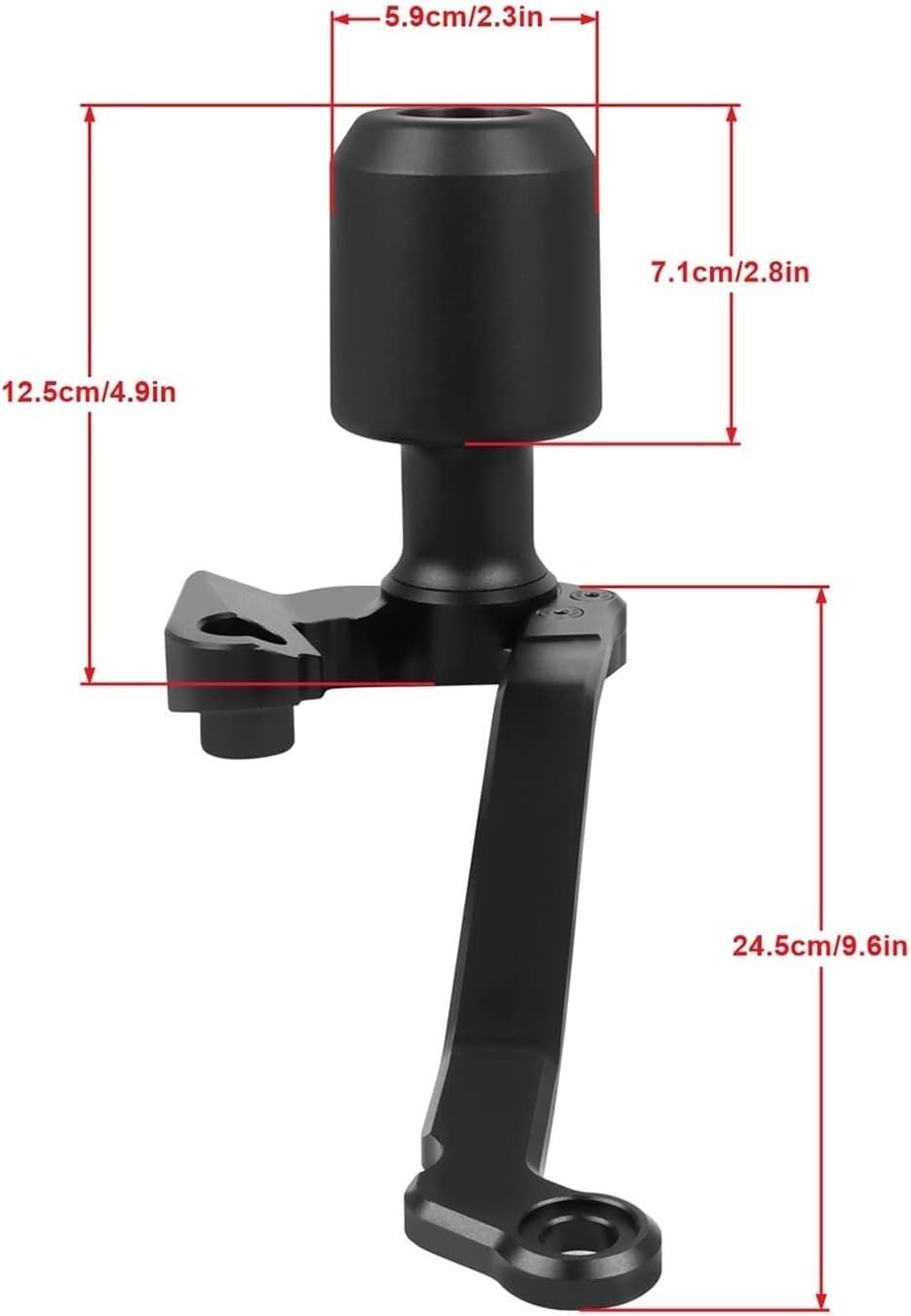 DEAVER Paratelaio Moto per Apr-Ilia RS660 RS 660 2020-2023 Moto Protezione dalla Caduta Paratelaio Carenatura Guard Crash Pad Protector Moto Crash Slider
