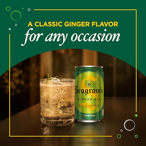 Seagram's Ginger Ale, 7.5 fl oz, 6 Count