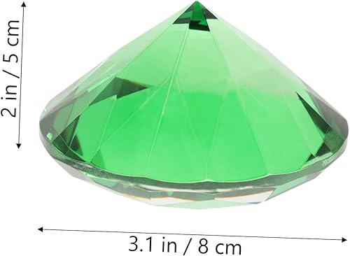 Miniatura 2 de VALICLUD Diamantes de imitación acrílicos de cristal de 3.150 in, piedras preciosas artificiales, tesoro, gemas grandes, joyas artesanales,