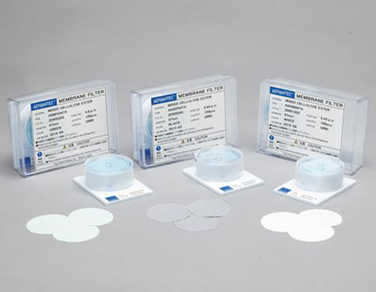 A045A047A MCE Membrane, Plain, 0.45µm Pore Size, 47mm Diameter, White (Pack of 100)