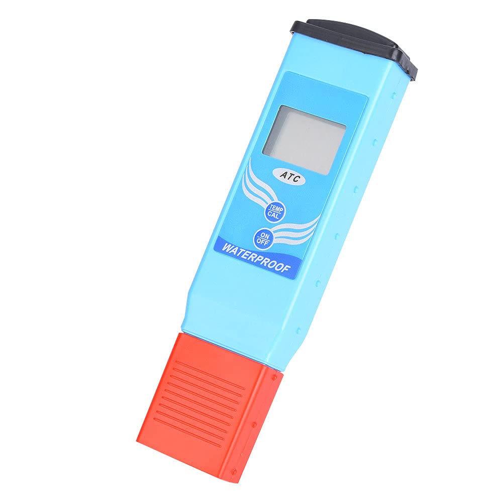 PH miernik, cyfrowy wodoodporny tester PH/temperatury Test jakości wody z dwupoziomowym wyświetlaczem LCD do wody pitnej, hydroponiki, roślin, akwarium i basenu