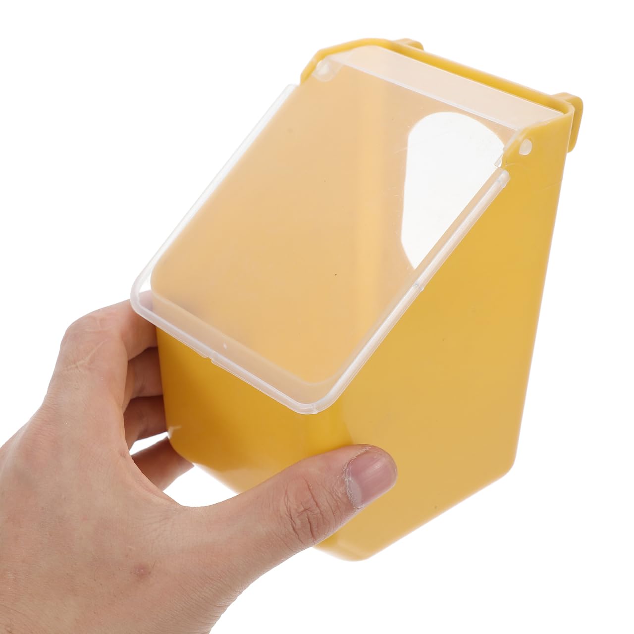 Besportble Alimentador Colgante De PláStico para Palomas 6 Piezas Comedero para PáJaros PequeñOs Jaula FáCil De Instalar Y Limpiar para Aves De Corral