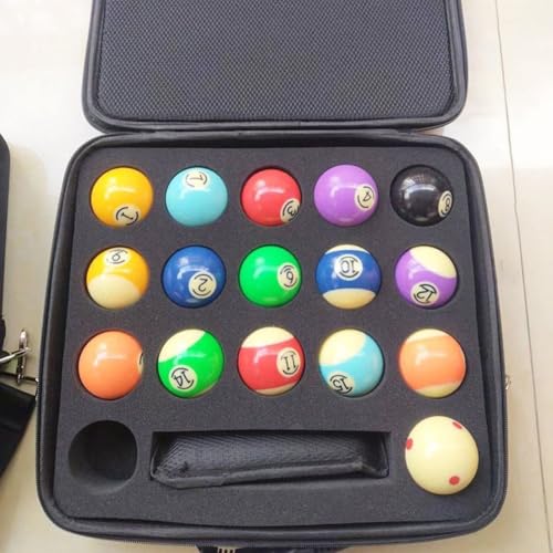 Estuche para bolas de billar y bolsa de almacenamiento portátil acolchada 3