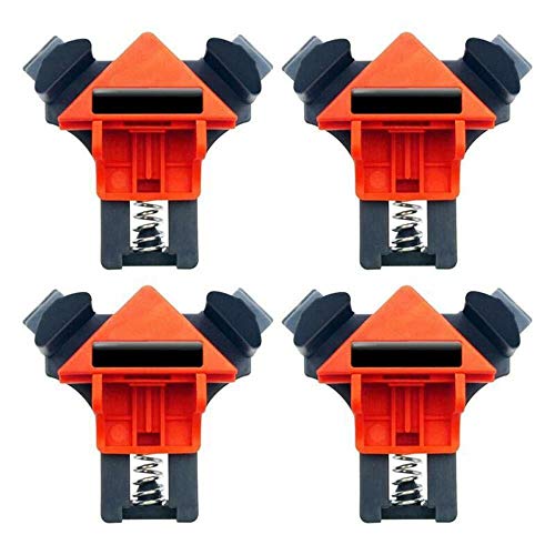 4pcs Right Angle 90°, Corner 45° Woodworking Clamps Multifunction 90 Degree Quick Picture