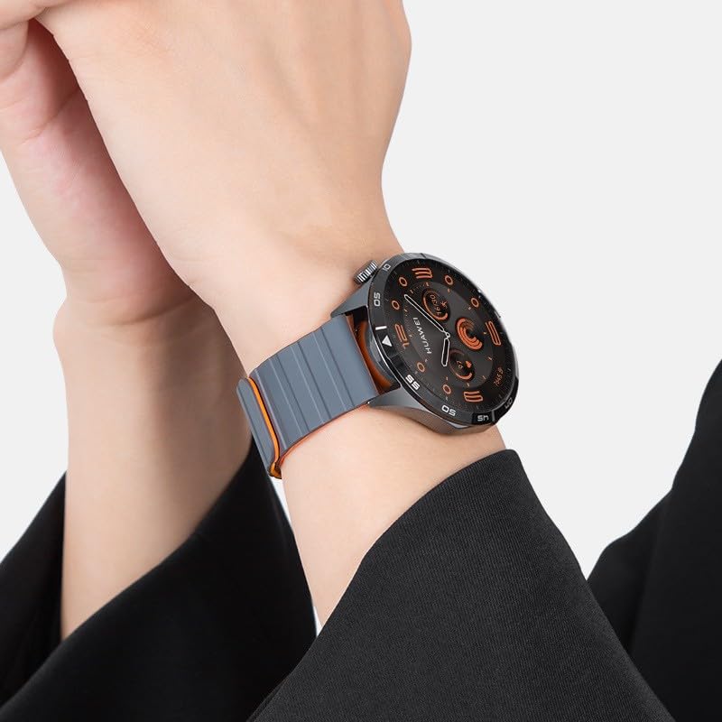 22mm Bracelet de montre pour Huawei montre bracelet montre 4Pro GT3/GT4 magnétique Silicone pour Samsung bracelet universel