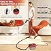 Steam Cleaner for Home, 15s Heat-Up, 1.6L Water Tank, 3-Level Adjustable Handle, Handheld Steam Cleaner for Car Detailing, Dirt, Furniture, Couch, Floor Tile, Bathroom, Bed Bugs, 12Pcs Accessories