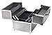 Creative Options Crafters Train Case, Silver 12 x 10 x 8.5