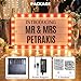 Wedding Bottle Service Sign, Personalized DIY Stickers VIP LED Bottle Girl Sign Props for Club Bridal Engagement Anniversary Party, Handheld Light up Marquee Sign with Lights 16 IN (Warm white)