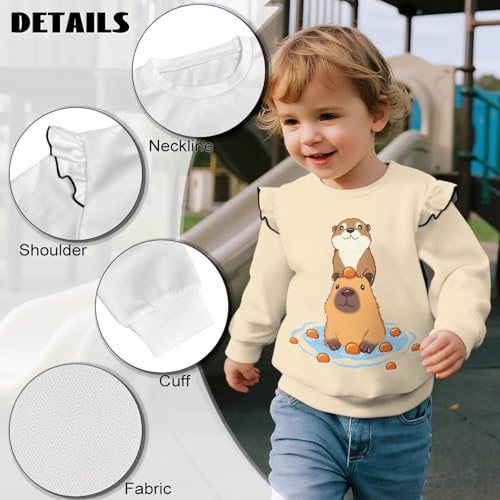 Long Sleeve Tops for Girls Toddler Girl Sweatshirt Suit Fall Spring 6