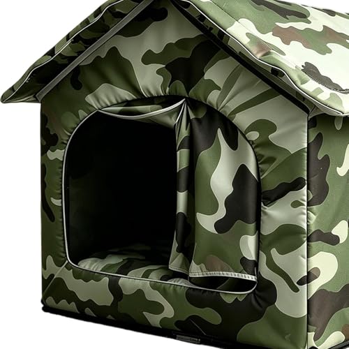 Caseta impermeable para gatos exterior e interior para jardin o balcon 7