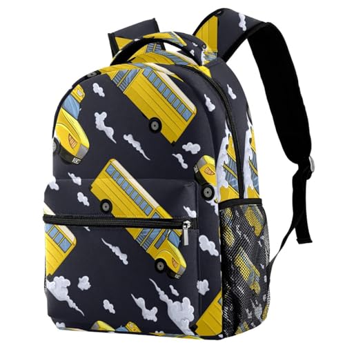 Sac à dos d'école multicolore pour filles et garçons de 40 cm