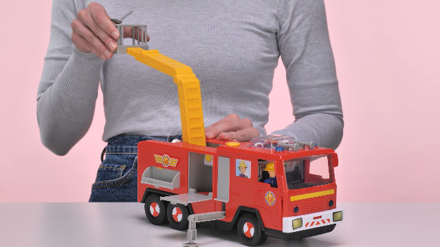 Simba Set Polizia Pompieri Sam: Cuffie E Smartphone Gioco Di Ruolo Con Messaggi Segreti