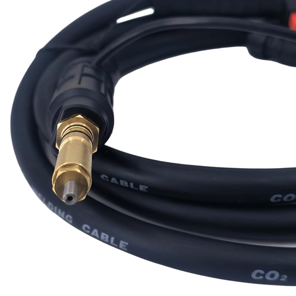 Bruciatore per saldatura MIG, cavo da 3 m, per Miller Millermatic 140, 135, 175, 180, 211, bruciatore di ricambio con ugello e ugelli di contatto
