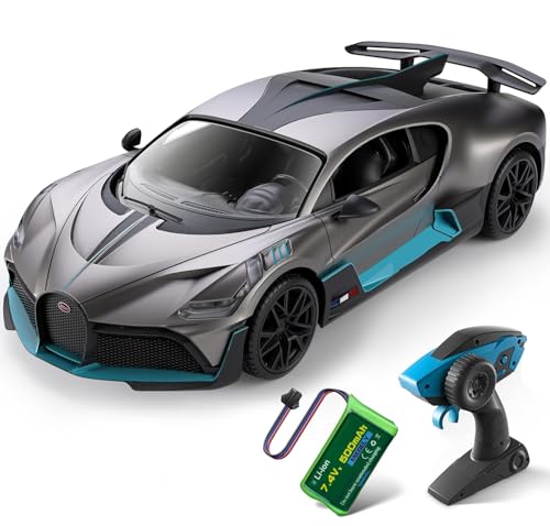 MIEBELY Remote Control Car, Bugatti Divo 1/16 Scale Rc Cars 12Km/h, 2.4Ghz Licensed Model Car...