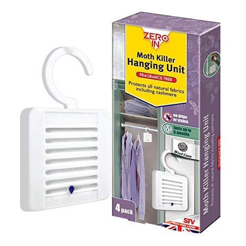 STV International Zero-in STV430 polillas Killer para Colgar Unidad (Pack de 4)