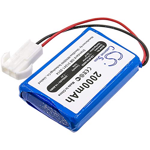 DRAWBELL Replacement Battery for B'rookstone Rover Revolution, (2000mAh/14.80Wh)