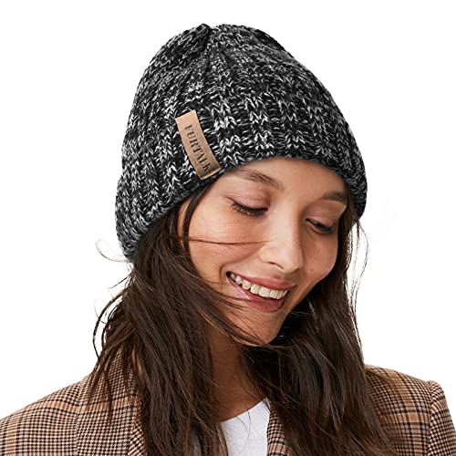 FURTALK Gorro de Punto de poliacrilonitrilo Transpirable y Ligero Gorro de Invierno para Mujer Cover