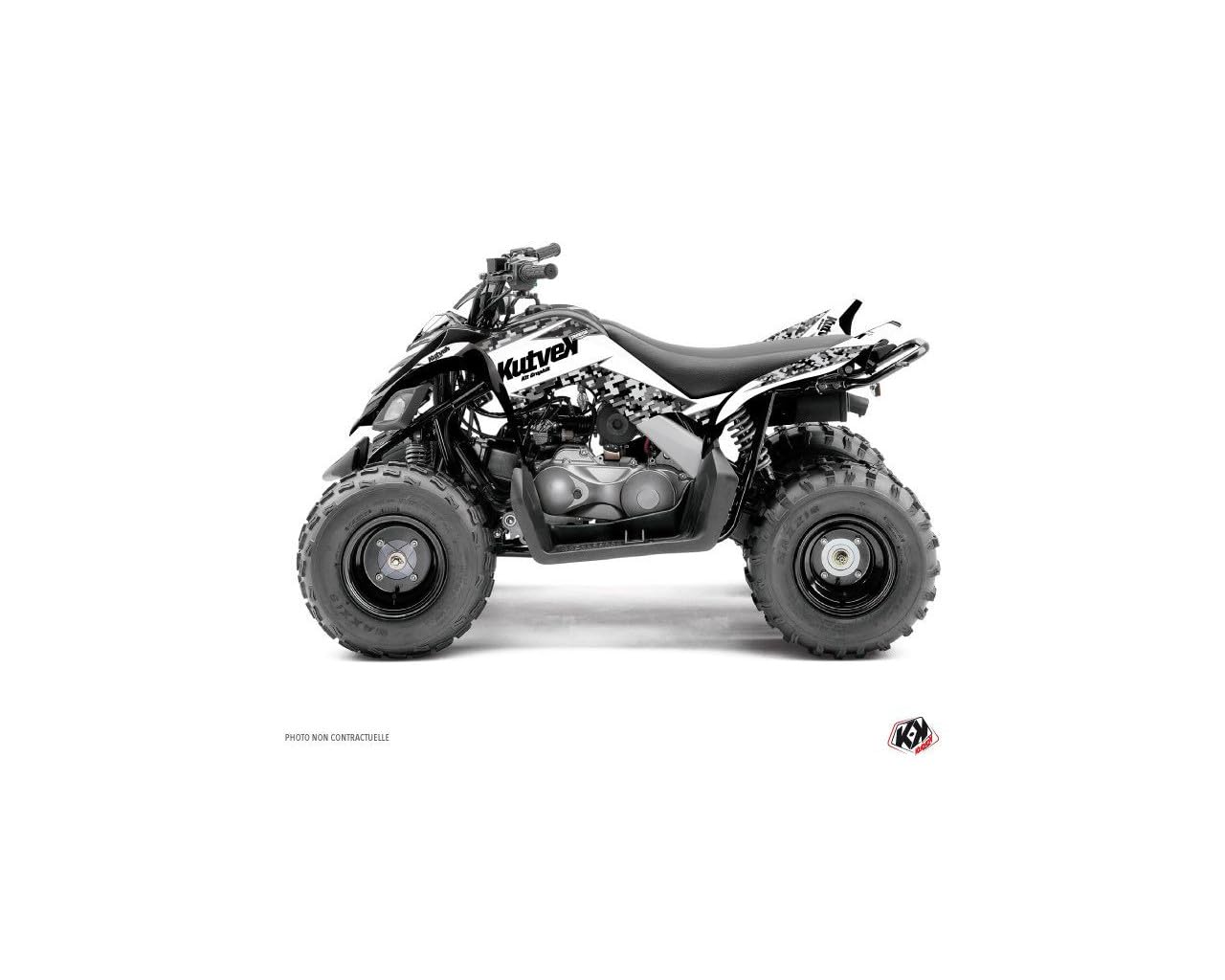Kit déco quad Predator pour rénover les plastiques rayés Yamaha 90 Raptor