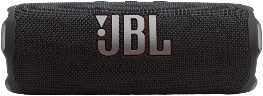JBL FLIP 7 Waterproof Portable Speaker Bundle with gSport Silicone Sleeve (Black)