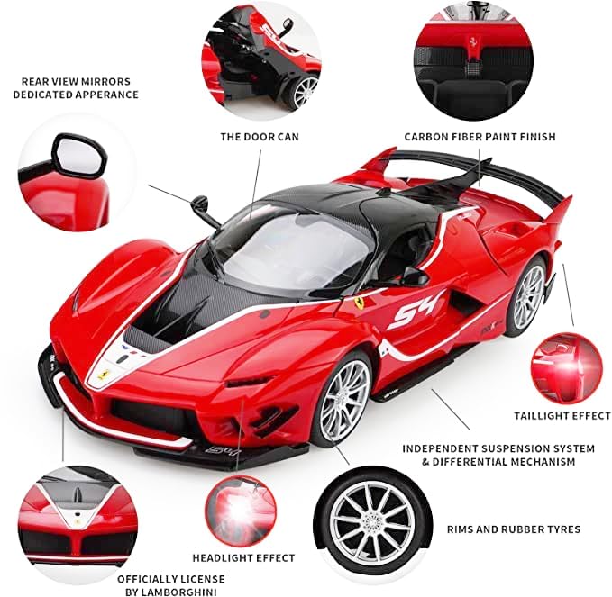 ホビーラジコン Ferrari 1:10 Fuel Function R/C ホビーラジコン 1/10 FERRARI FULL FUNCTION R/C SERIES MJX 1