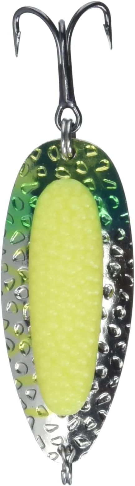 Blue Fox Pixiee Spoon, 1/2-Ounce, Fluorescent Chartreuse UV