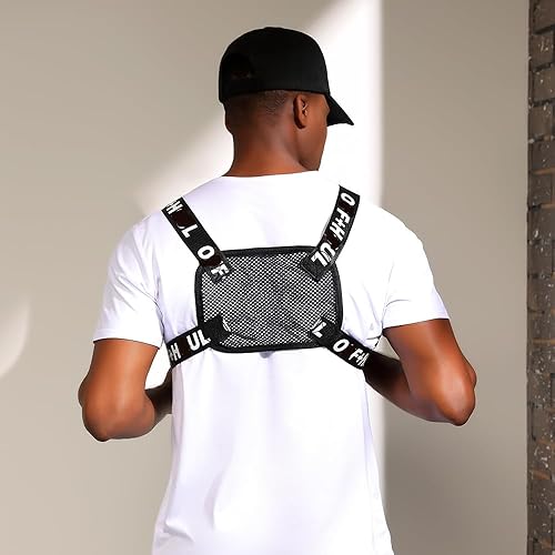 Miniatura 2 de Armiya Bolsa de pecho para hombre, mochila para correr, chaleco ligero, soporte para teléfono para entrenamiento, correr, senderismo