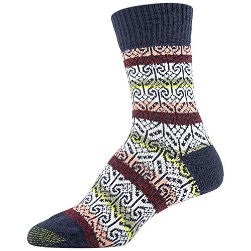 Gold Toe Women's Designer Collection Crew Socks, 3 Pairs3