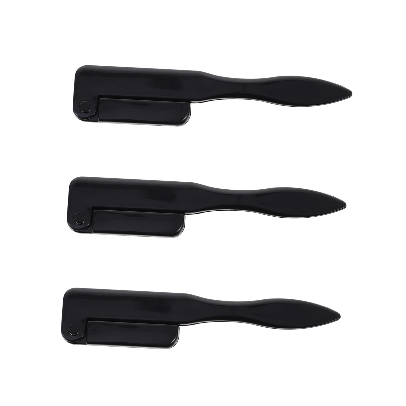 OSOLADY Eyelash Tools for False Lashes 3pcs Lash Brush Brow Comb Folding Eyelash Combs for Women