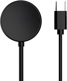 شاحن لساعة سامسونج جالاكسي 5 برو من سينيوروي قاعدة شحن متوافقة مع ساعة - عبوة واحدة يو اس بي أبيض