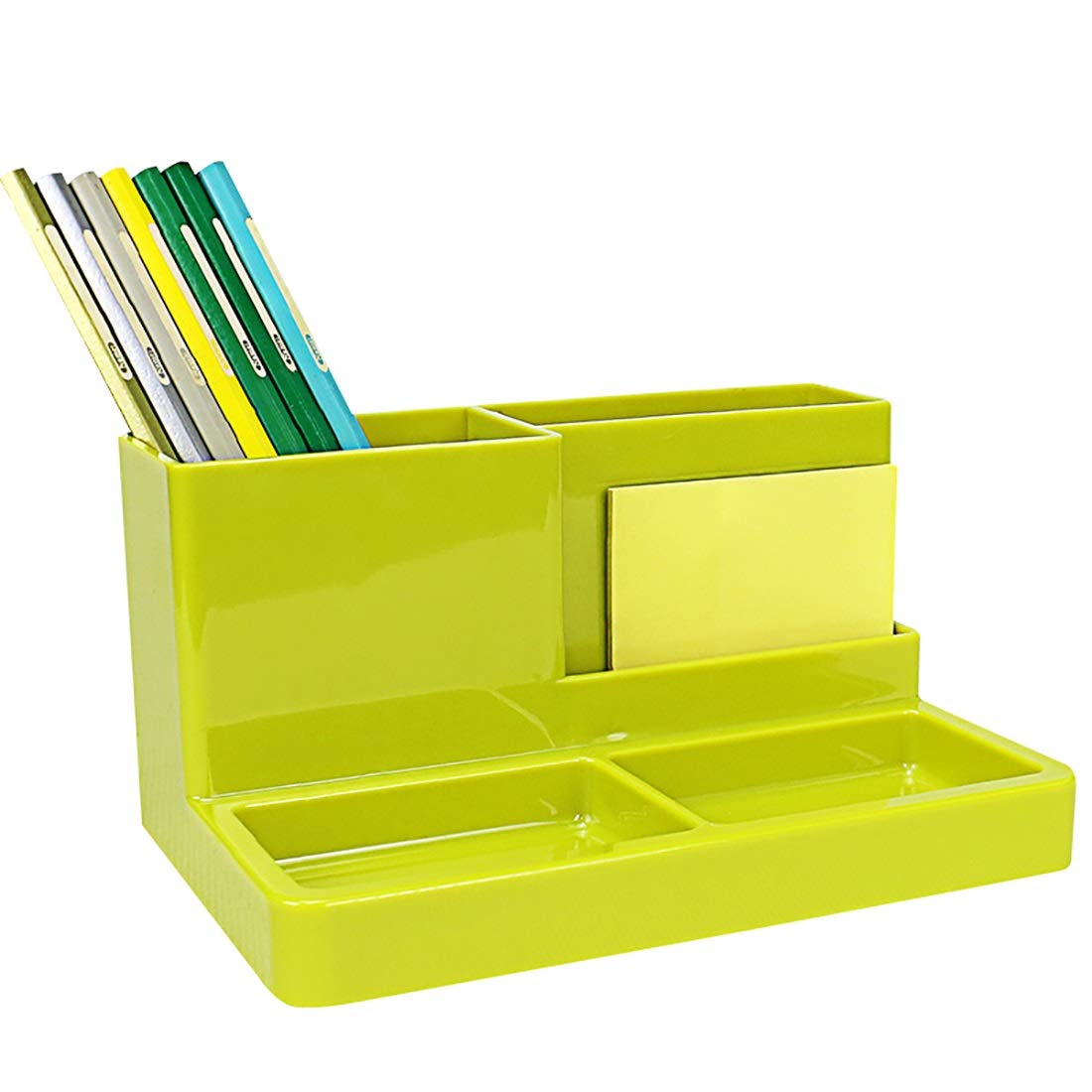 YCYGFile Shelf Magazine, Holder Desktop Organizer, Desk Organiser, Fabric Desk Shelf for Office Supplies - Stationery Organiser - Large Box for Pens, Sticky Notes and Paper Clips (Color : Brown)