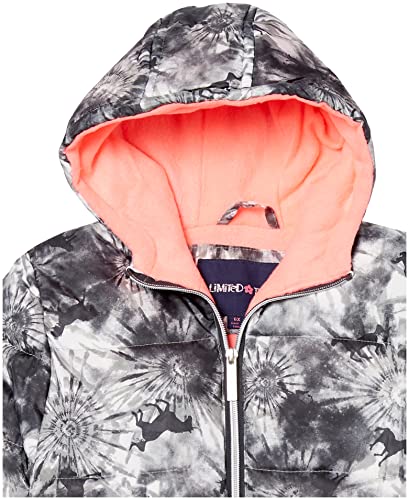 Limited Too Girls' Printed Hooded Puffer Jacket4