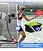 Ardier Tennis Ball Hopper Cart Holds 175 Tennis Balls or 140 Pickleballs, Portable Pickleball Collector Caddy with Wheels,Foldable Baseball Basket Holder for Court Training & Coaching, White