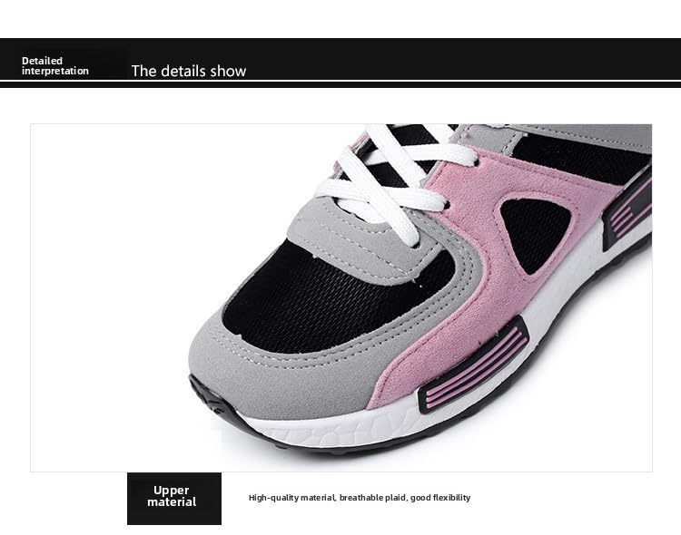 2025 Spring and Autumn Korean Version of Sports Shoes Women's Versatile Casual Students Breathable Board Shoes Flat Running Hiking Climbing Walking Breathe Freely2